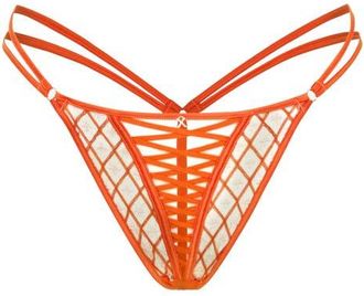 Savage x Fenty Lil Tied Up G-String in Red Tempo at Nordstrom, Size X-Large