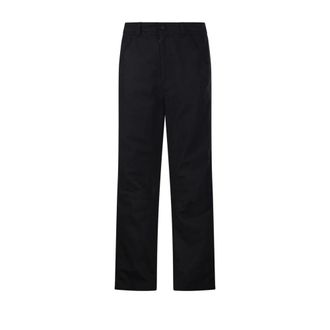 Moncler Rechte broek - Heren - Broeken - Zwart - Maat: XL Katoen
