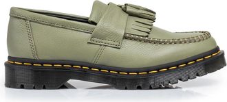 Dr. Martens Groene Leren Damesschoenen Adrian - Dames - Loafers - Groen - 36 EU - Schoenen