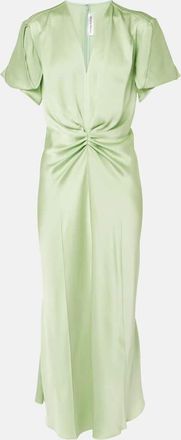 Victoria Beckham Abito midi in crêpe di raso