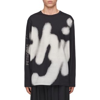 Yohji Yamamoto Mercedes - AMG Petronas Formula 1 Team Yohji Graphic Long Sleeve Tee in Black at Nordstrom, Size Xx-Large