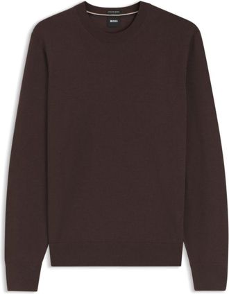 BOSS Merino wool sweater in a regular fit