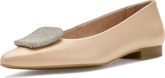 Paul Green Dancer Flats Womens Shoes Shell Pearl : AT 7.5 (US Womens 10) M, Leather