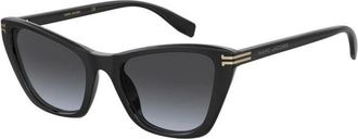 Marc Jacobs Verfijnde en Retro Zonnebrillen Collectie - Dames - Zonnebrillen - Zwart - 53 MM - Accessoires