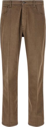 Prada Brown Cotton Casual Mens Pants