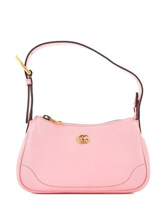 Gucci Aphrodite Leather Mini shoulder bag - women - Calf Leather - One Size - Pink