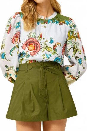 Marie Oliver Kendra Blouse In Delphi