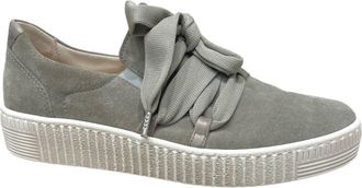 Gabor Womens Slip On Sneaker In Beige Salvia