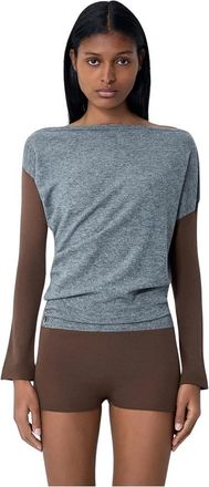Kiko Kostadinov Heiss Gebreide Bodysuit - Dames - Bodies - Bruin - S - Tops