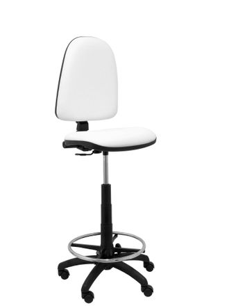 Piqueras y Crespo Sgabello Ayna Piqueras Y Crespo 4cpspbl Bianco Pvc