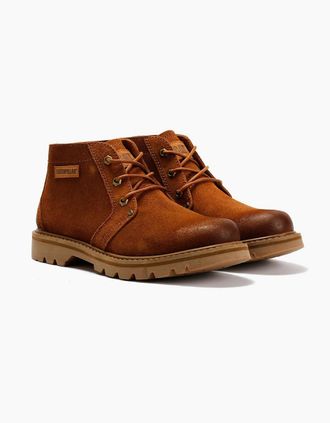 CAT Mens Caterpillar Grader Chukka Suede Mens Syrup Boots - Brown - Size: 10