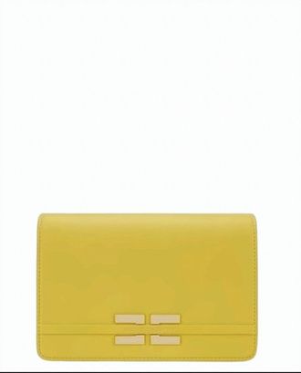Elisabetta Franchi Leather Effect Chain Shoulder Bag