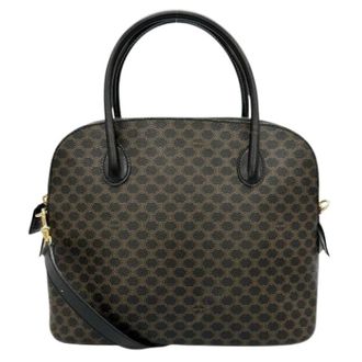 Celine Pre-owned Handbags, female, Brown, Size: ONE SIZE Pre-owned Vintage Leather Handbag
