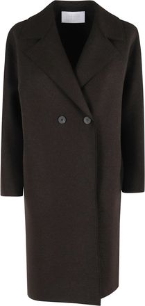 Harris Wharf London Dropped Shoulder Coat Pressed Wool