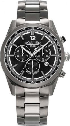 Roamer 973981-44-85-20 Mens Helios Power Watch - Dark Grey - One Size