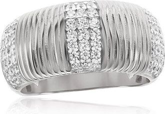 Suzy Levian Suzy Levian Silver Cz Ring