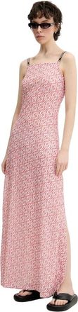 Karl Lagerfeld Tule Maxi Jurk - Dames - Maxi kleedjes - Roze - XS - Tule - Kleedjes