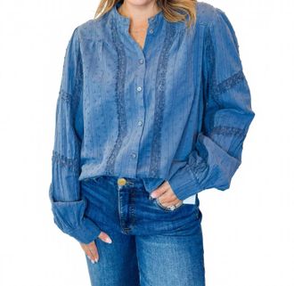 Dear John Denim Alberta Top In Vintage Indigo