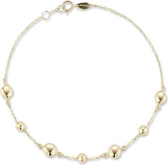 Ember Fine Jewelry 14K Bubble Station Bracelet