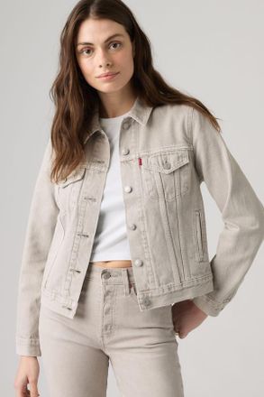 Levi's Original Trucker Jacket - Donna - XS - Grigio / Pebbled Path Trucker