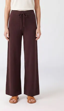 MC2 Saint Barth Pantaloni Cambon in maglia di cotone a vita alta con orlo dritto