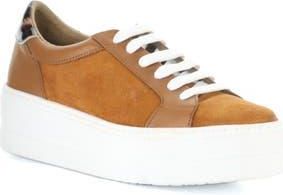 Bos. & Co. Maude Platform Sneaker in Brandy/Rich Tan Suede at Nordstrom Rack, Size 10-10.5Us / 41Eu