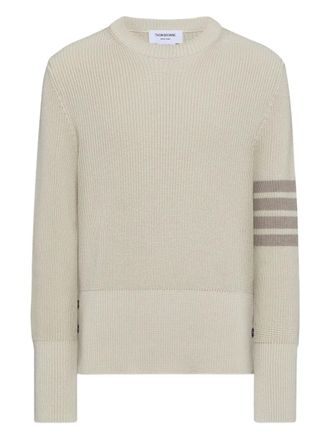 Thom Browne 4-Bar trui - Beige