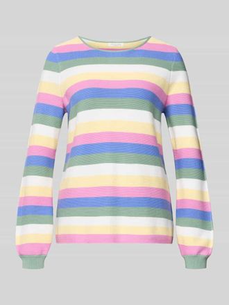 Christian Berg Strickpullover aus reiner Baumwolle in Mint, Gr&ouml;&szlig;e XXL