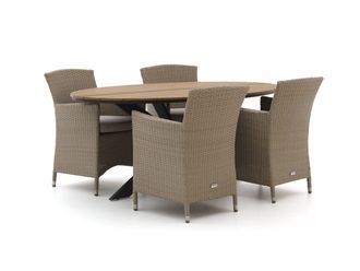 Forza Furniture Forza Cecita/Fidenza ovaal 180cm dining tuinset 5-delig