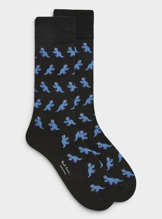 Paul Smith Mens Dinosaur dress socks