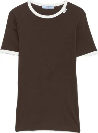 Prada Ribbed Knit Top