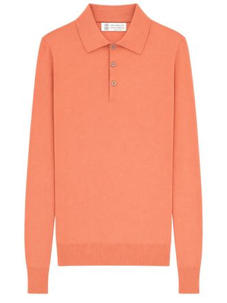 Brunello Cucinelli Brunello Cucinelli Cotton Knit Polo Shirt