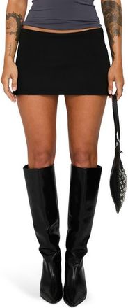 Princess Polly Sparky Skort in Black at Nordstrom, Size 10
