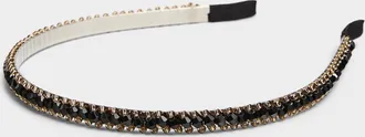 Simons Womens Faceted crystal headband