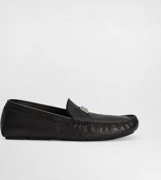 Dolce & Gabbana Deerskin Driver Shoes - Man Driver Shoes And Loafers Black 40.5