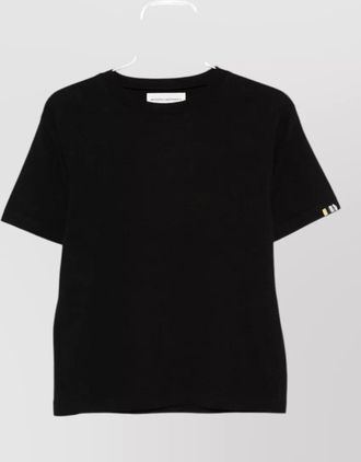 Extreme Cashmere striped short-sleeve cotton cashmere t-shirt