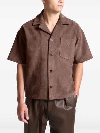 Mani&egrave;re De Voir Luc pocket shirt - Brown