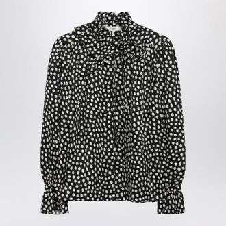 Chlo&eacute; Polka Dot Silk Blouse