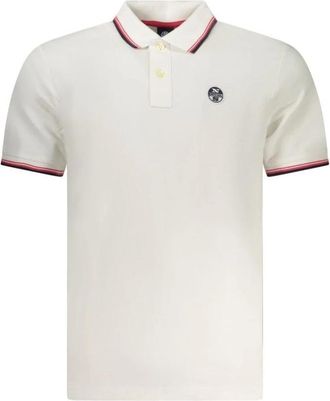 North Sails Bianco Katoenen Polo - Heren - Polos - Wit - 2XL - Katoen - Tops