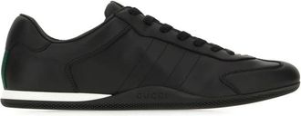 Gucci Shift Sneaker - Heren - Sneakers - Zwart - 40 EU - Leer - Schoenen