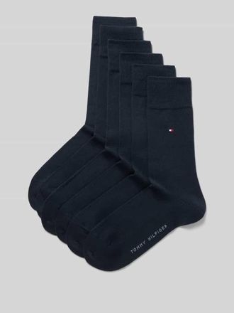 Tommy Hilfiger Socken aus Baumwoll-Mix im 6er-Pack in Marine, Gr&ouml;&szlig;e 39-42