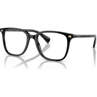 Ralph Lauren 55mm Square optical glasses in Black at Nordstrom