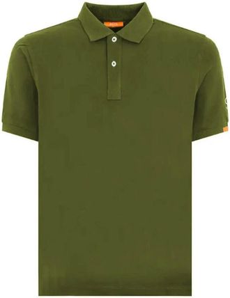 Suns Tops, Heren, Groen, S, Katoen, Cotton Polo Shirt