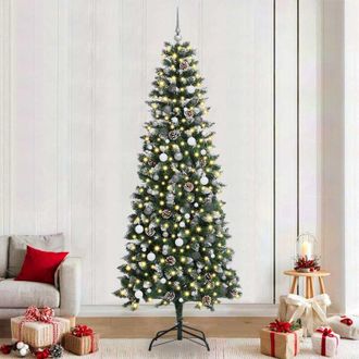 vidaXL Rbol De Navidad Artificial Verde 240 Cm Pvc Vidaxl
