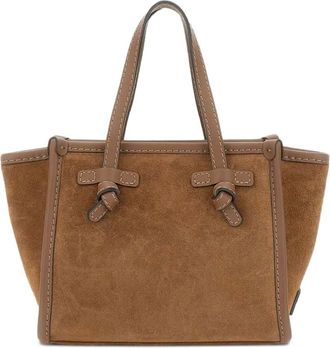 Gianni Chiarini Borsa tote in pelle scamosciata - Toni neutri