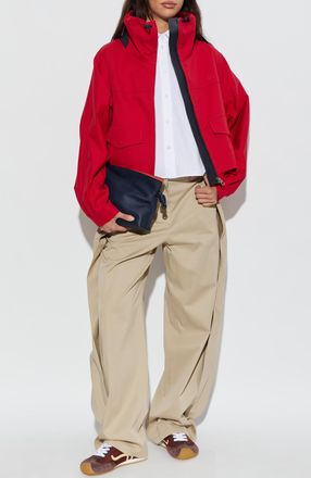 Loewe Jacket With Stand-up Collar, Womens, Red