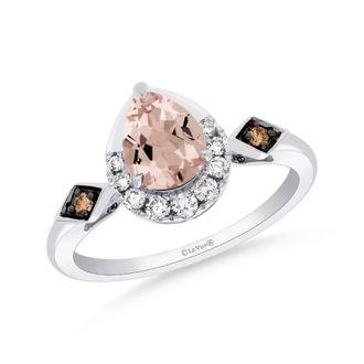 Le Vian Ladies Morganite Cocktail Rings set in 14K Vanilla Gold LADC 91WG