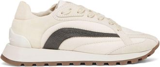 Brunello Cucinelli Womens Monili-Detail Sneakers
