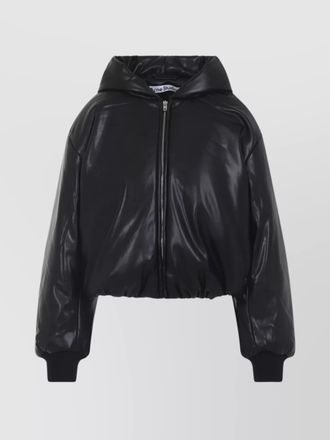 Acne Studios hooded long sleeve bomber jacket