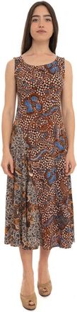 Max Mara Wkdpausa Midi jurk - Dames - Casual kleedjes - Veelkleurig - S - Katoen - Kleedjes